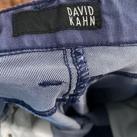 David Kahn Skinny Jeans Blue Colored Stretch Denim - Picture 8 of 10